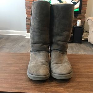 UGG AUSTRALIA 5815 TALL GRAY BOOTS SIZE  11